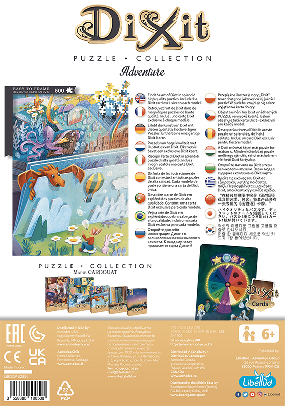 Dixit Puzzle - Adventure 500pc